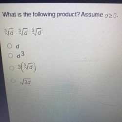 What is the following product assume